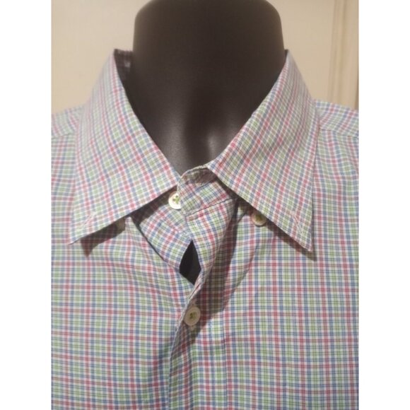 Southern Tide Classic Fit Button Down Shirt Men's Large L Pocket Multicolor - Picture 5 of 11